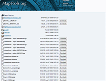 Tablet Screenshot of dl.maptools.org